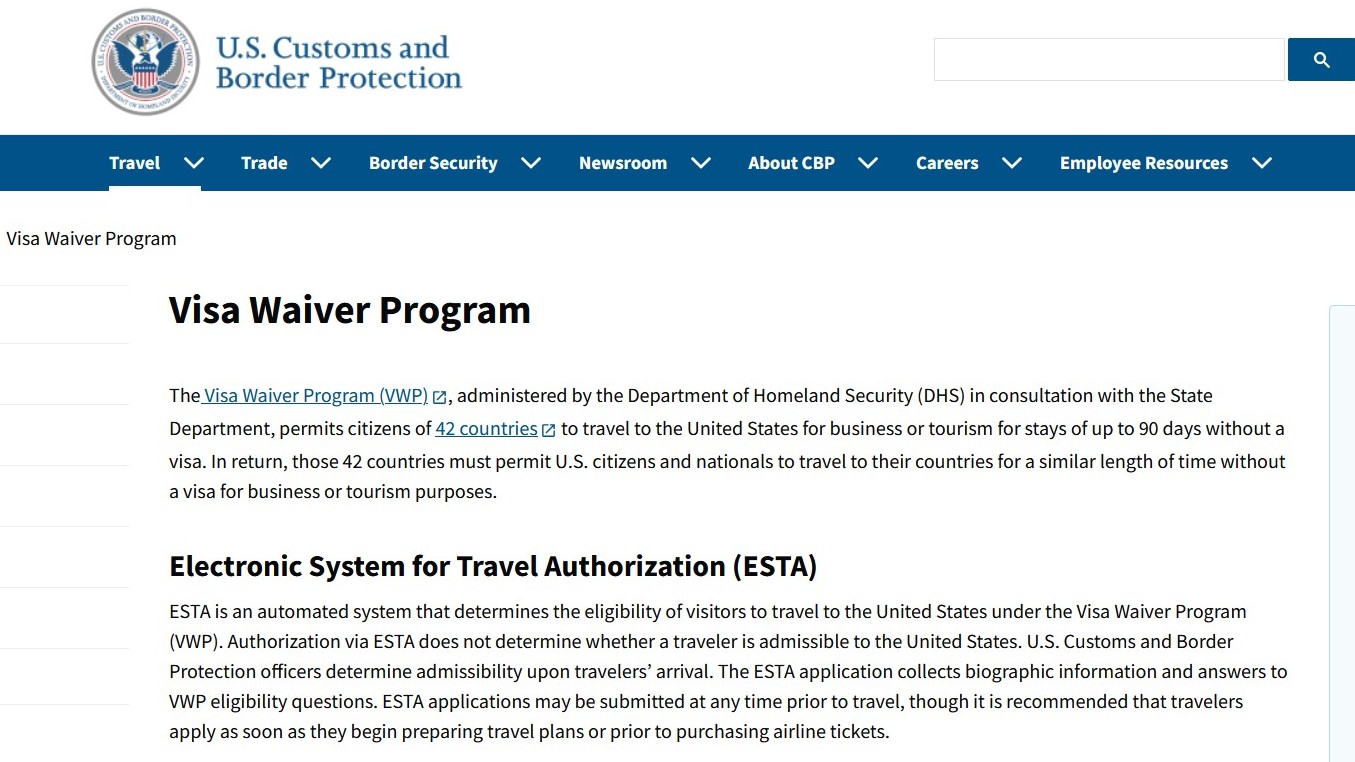 Update: B2 Visum (USA)