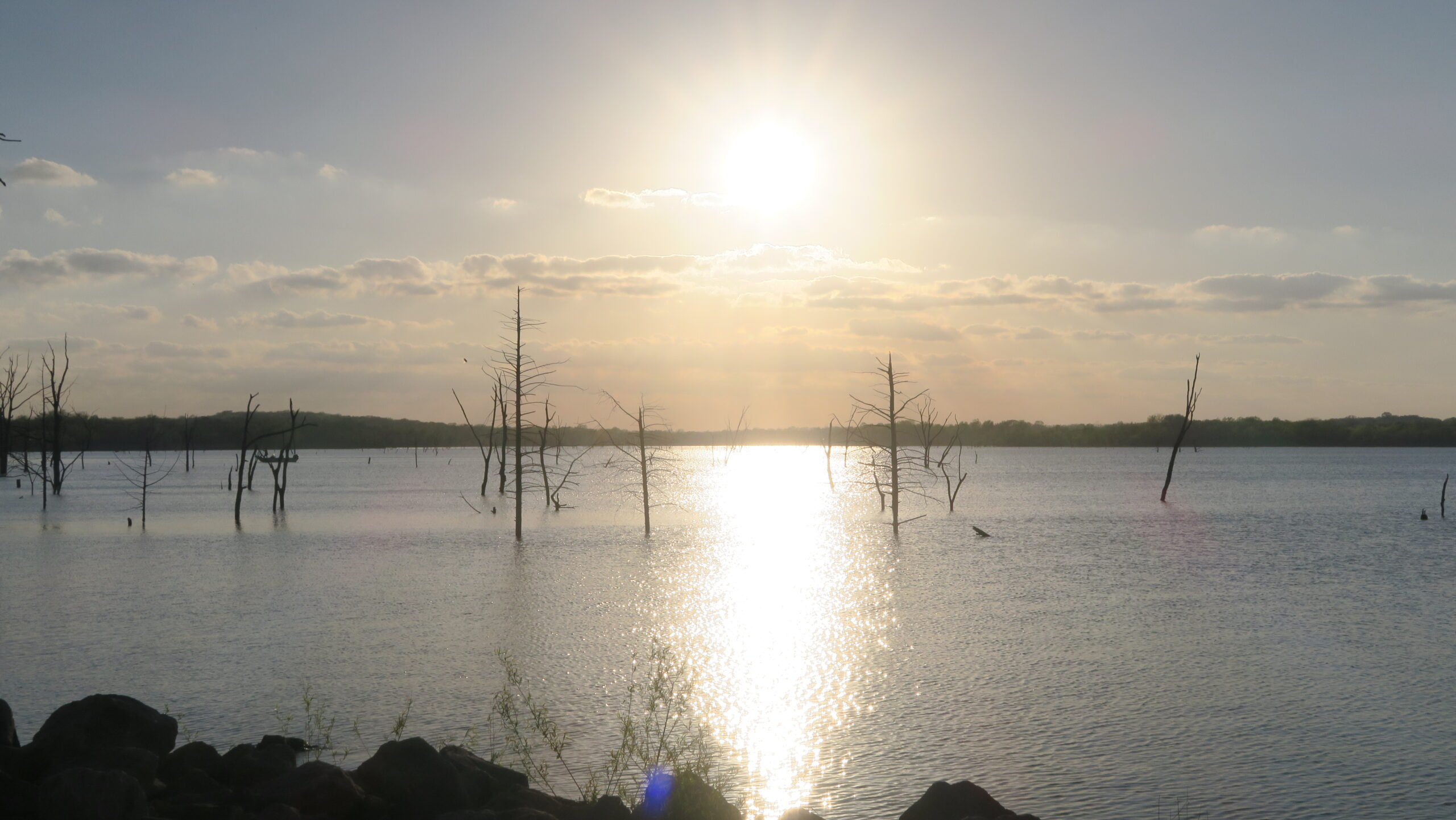 Camping am Hillsdale Reservoir